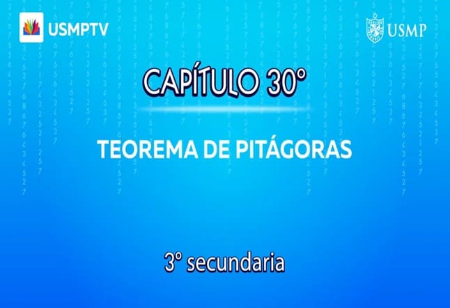 Capítulo N. ° 30 - Teorema de Pitágoras